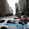 NYPD and FDNY emergency officials attend to an emergency at the former Pfizer headquarters building on July 07, 2026 in New York City; Illustrative.