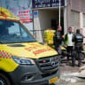 Police at the scene of where a well-known lawyer was murdered in apparent targeted killing at Rishon Lezion office. August 4, 2026. 