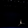 A dancer rehearsing ahead of a performance.