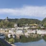 COCHEM, GERMANY: Timber-framed houses from the 16th to 18th centuries, a charming town square, narrow lanes lined with cafes and souvenir shops, a riverside promenade, and Reichsburg Castle perched above all combine to create a fairytale setting.