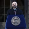 New York City Mayor Zohrarn Mamdani speaks during the ceremonial inauguration at City Hall on January 1,2026 in New York City.