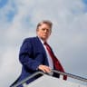 US President Donald Trump boards Air Force One at Joint Base Andrews, Maryland, US, August 7, 2026