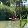 Rescue teams search for a boy after his boat capsized on the Jordan River, August 9, 2026.
