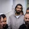 Administrative detainee Tal Yinon Dardik, who is on a hunger strike in prison, arrives at the Jerusalem District Court for a hearing on Central Command chief Maj. Gen. Avi Bluth’s appeal against a decision to release him from administrative detention, August 6, 2026.