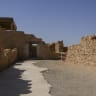 A view shows the stone ruins of the fortress at Masada National Park near Arad in April.