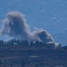 Explosion of infrastructure in southern Lebanon, as seen from the Israeli side. August 10, 2026.