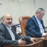 MANSOUR ABBAS attends a plenum session at the Knesset’s assembly hall in Jerusalem last month.