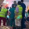 ZAKA volunteers operating at one of the sites that was struck by an earthquake in Colombia, August 13, 2026.