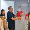 Eli Bentata​, chair of the MATI Jerusalem Board, opens the organization’s new office in Jerusalem.