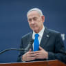 Israeli prime minister Benjamin Netanyahu attends a state ceremony reburying Shimon and Rivka Herzl, the grandparents of Theodor Herzl, whose remains were brought back to Israel from Belgrade on August 5, 2026.
