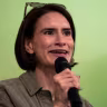 Democratic Senate candidate, Minnesota Lt. Gov. Peggy Flanagan speaks during a get out the vote event at the Leech Lake Band of Ojibwe Twin Cities Office on Aug. 8, 2026 in Minneapolis, Minnesota.