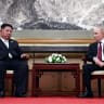  Russian President Vladimir Putin and North Korean leader Kim Jong Un attend a meeting in Beijing, China September 3, 2025.
