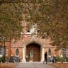 A person walks past Jesus College, where black academic Jason Arday was a Fellow, at the University of Cambridge in Cambridge, eastern England on August 15, 2026.