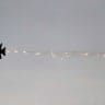 A fighter jet fly during a military exercise called Fidayeen of Hareem Velayat in Isfahan, Iran, in this picture obtained on July 24, 2023.