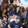 New immigrants from Great Neck New York's Persian Jewish community arrive at Tel Aviv's Ben Gurion Airport. August 11, 2026.