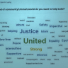 The phrase 'Jew free' appeared during an interactive word-cloud exercise at the Muslim Association of Canada recent convention, May, 2026.