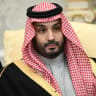 Crown Prince and Prime Minister of the Kingdom of Saudi Arabia Mohammed bin Salman looks on during a meeting with US President Donald Trump (not pictured) in the Oval Office of the White House in Washington, DC on November 18, 2025; illustrative