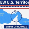 US President Donald Trump's Truth Social post declaring Strait of Hormuz a new US territory, August 18, 2026.
