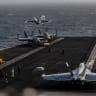 An F/A-18E Super Hornet, assigned to Strike Fighter Squadron 151, launches from the flight deck of Nimitz-class aircraft carrier USS Abraham Lincoln during the ongoing conflict with Iran July 31, 2026.