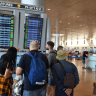 Passengers at Ben Gurion Airport.