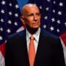 S Ambassador to Turkey Tom Barrack accompanies US President Donald Trump (not seen) during a press conference following the annual NATO Summit at Presidential Complex in Ankara, Turkey on July 8, 2026; illustrative