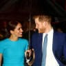 Britain's Prince Harry and his wife Meghan, Duchess of Sussex, arrive at the Endeavour Fund Awards in London, Britain, March 5, 2020. 