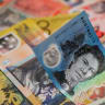 Australian dollars are seen in an illustration photo February 8, 2018.