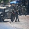 Israeli security forces operate during a raid in the West Bank city of Nablus on August 20, 2026.