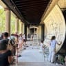 Restoration of a fresco depicting the marriage of Dionysus and Ariadne in Pompeii Archaeological Park, July 24, 2026.