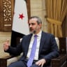 Syrian Foreign Minister Asaad al-Shaibani, speaks during an interview with Reuters in Damascus, Syria, August 22, 2026.