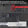 Weapons manufacturing facility established near an aid distribution point. 
