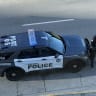 The Toronto Police Anti Terrorism squad stands guard outside the Rogers centre before the Opening Day game between the Athletics and Toronto Blue Jays.