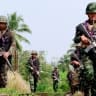 Thai security forces patrol the railway in the troubled southern province of Yala March 27, 2013. The first round of formal peace talks between Thai government and the insurgent group Barisan Revolusi Nasional (BRN) will take place on March 28 and will be mediated by Malaysia.
