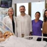 Bel Finkelstein with the medical team.