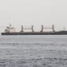 A commercial vessel passes through an international shipping lane off Yemen's Hanish Island in the Red Sea on July 27, 2026; Illustrative.
