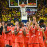 Hapoel Tel Aviv players.
