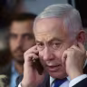 Prime Minister Benjamin Netanyahu speaks on the phone on September 04, 2019.