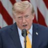 US President Donald Trump speaks as he hosts a back-to-school-themed event to highlight his administration's education policies, in the Rose Garden at the White House in Washington, August 24, 2026; illustrative.