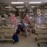 Pakistani nurses take care of newborn babies at the Neonatal intensive care unit of Pakistan Institute of Medical Sciences (PIMS) in Islamabad on February 20, 2018