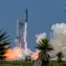 The SpaceX Starship and Super Heavy v3 Booster lift off on its 13th test flight from the SpaceX launch complex in Starbase, Texas, U.S., July 24, 2026.