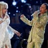  Dolly Parton and Miley Cyrus perform "Jolene" at the 61st Grammy Awards Show, Los Angeles, California, US, February 10, 2019.