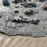 A drone view shows mud covering buildings and property following devastating floods at Trishuli in Nuwakot district, Nepal, August 27, 2026.