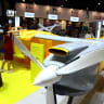 ISRAEL’S ELBIT Systems launches the Hermes 650 Spark unmanned aerial vehicle (UAV) during the Singapore Airshow at Changi Exhibition Centre in Singapore, in 2024.