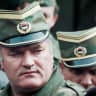 Bosnian Serb General Ratko Mladic leaves a meeting at the airport in Sarajevo, Bosnia and Herzegovina April 13, 1993.