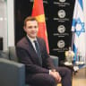 NORTH MACEDONIA’S Foreign Minister Timco Mucunski sits with ‘The Jerusalem Post’ during his day-long visit to Israel. His meeting with Foreign Minister Gideon Sa’ar focused heavily on expanding bilateral ties. 