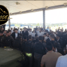 Haredi (ultra-Orthodox) protesters block Route 433 in an attempt to stop the detention of a draft dodger, August 28, 2026.
