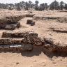 Remains of building believed to be a caravansai (inn) at the previously lost city of Asila in Egypt, August 28, 2026.