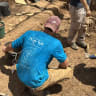 Excavations at the Tell Qana archaeological site in Hod Hasharon, on behalf of Bar-Ilan University and the Israel Antiquities Authority, August 30, 2026.
