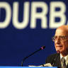 Head of Israeli delegation to the World Conference Against Racism, Ambassador Mordechai Yedid, addresses at a plenary meeting 03 September 2001, in Durban.