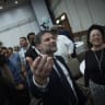 Minister of Finance and Head of the Religious Zionist Party Bezalel Smotrich attends the Religious Zionism party primaries ahead of the upcoming Israeli general elections, in Jerusalem, July 26, 2026. 